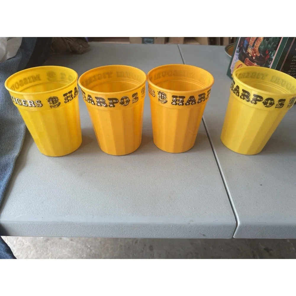 MU Tigers Harpos Set Of 4 Tumblers‎